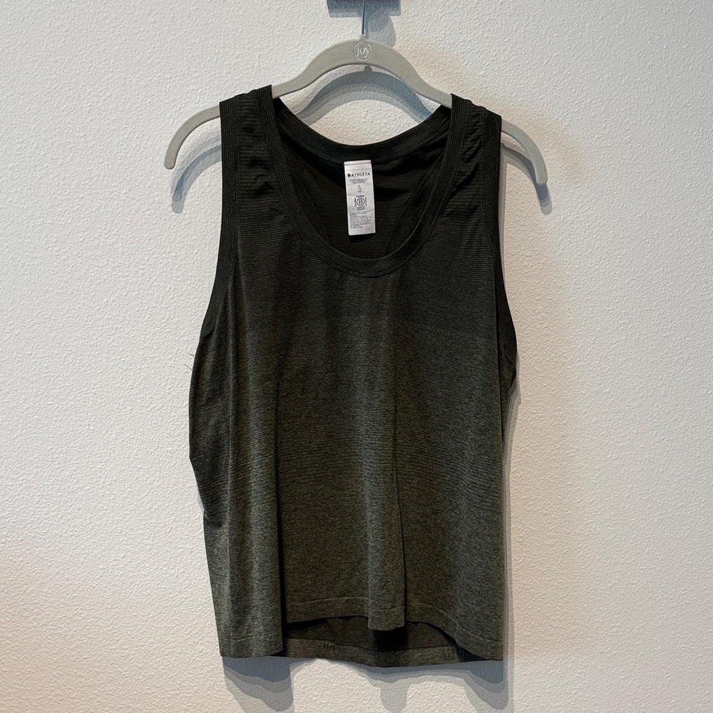 Athleta Dark Green Workout Top